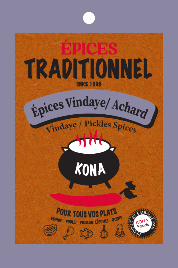 Epices Vindaye Achard - 50g